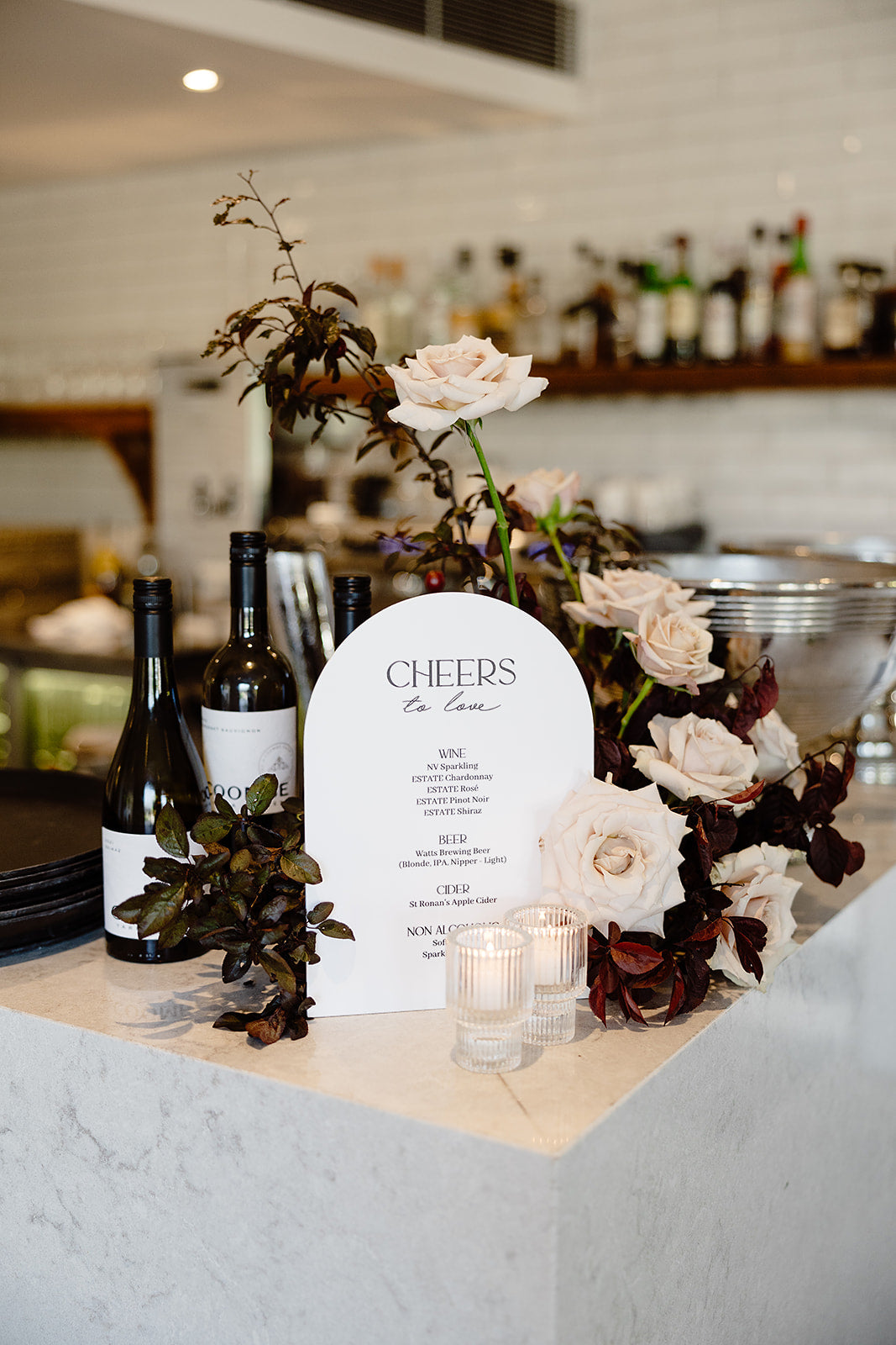 Charisma Bar Menu Sign