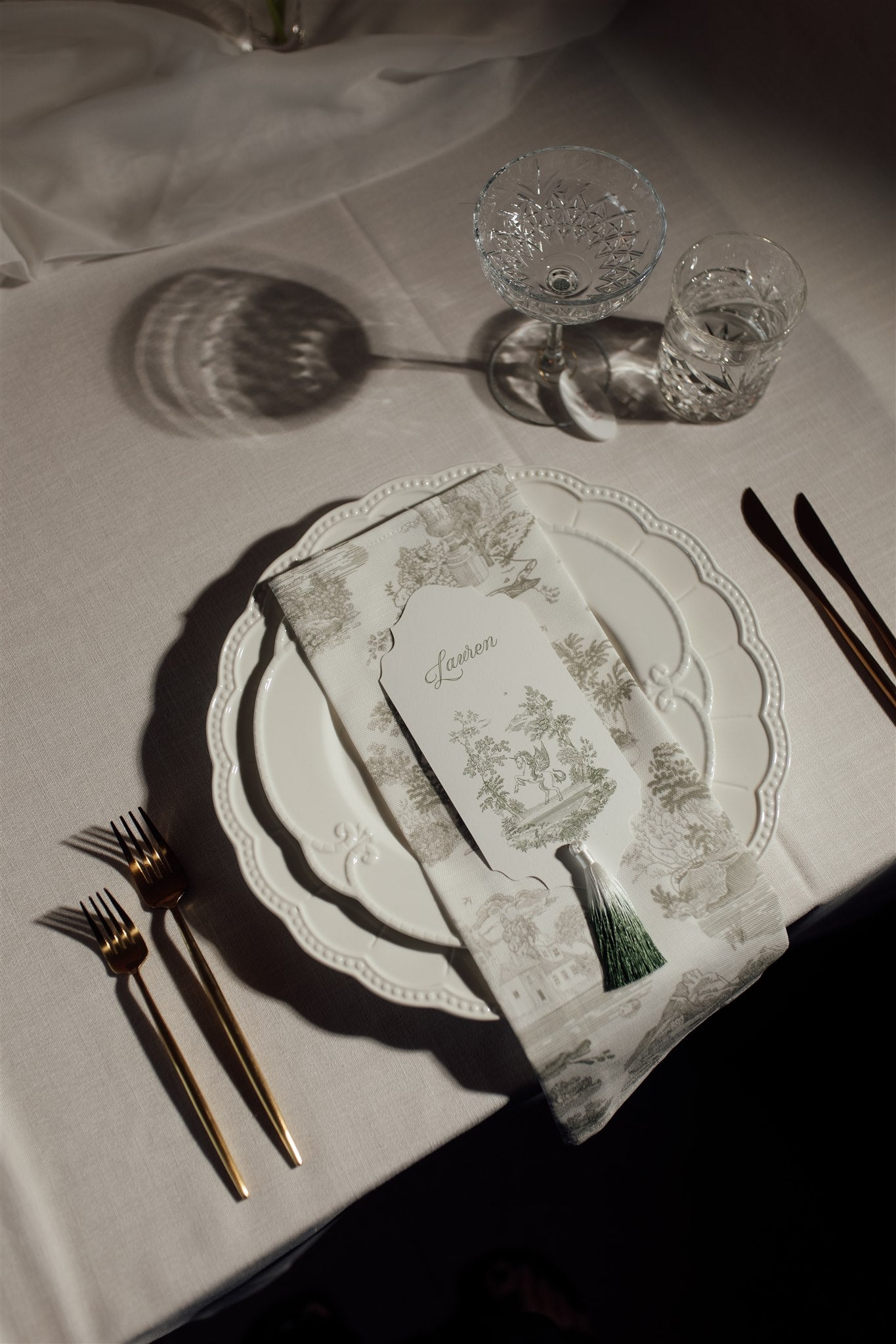 Charming Feature Place Card