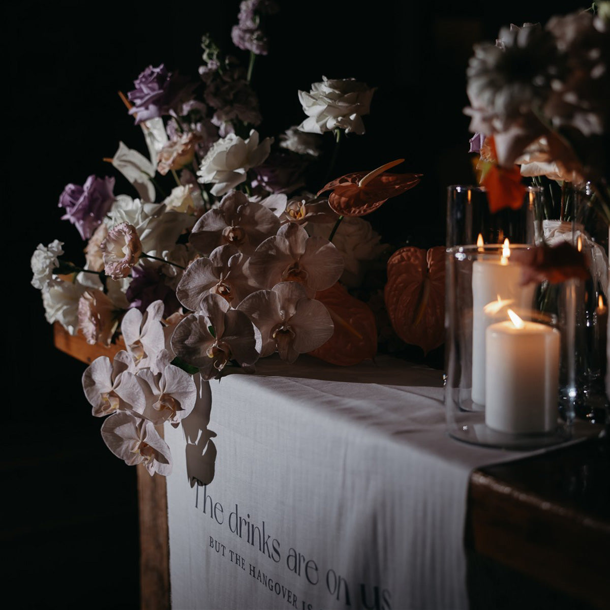 Custom Cloth Bar Menu Sign
