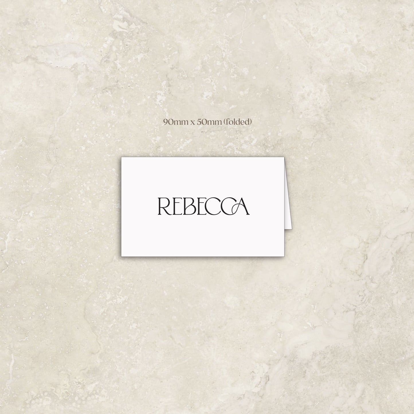 Charisma Folded Place Card