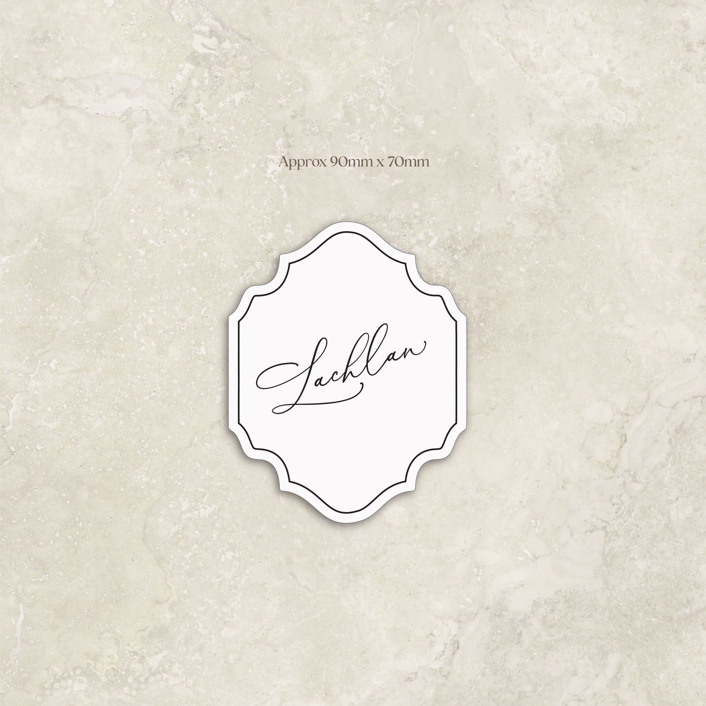 Charming Feature Place Card