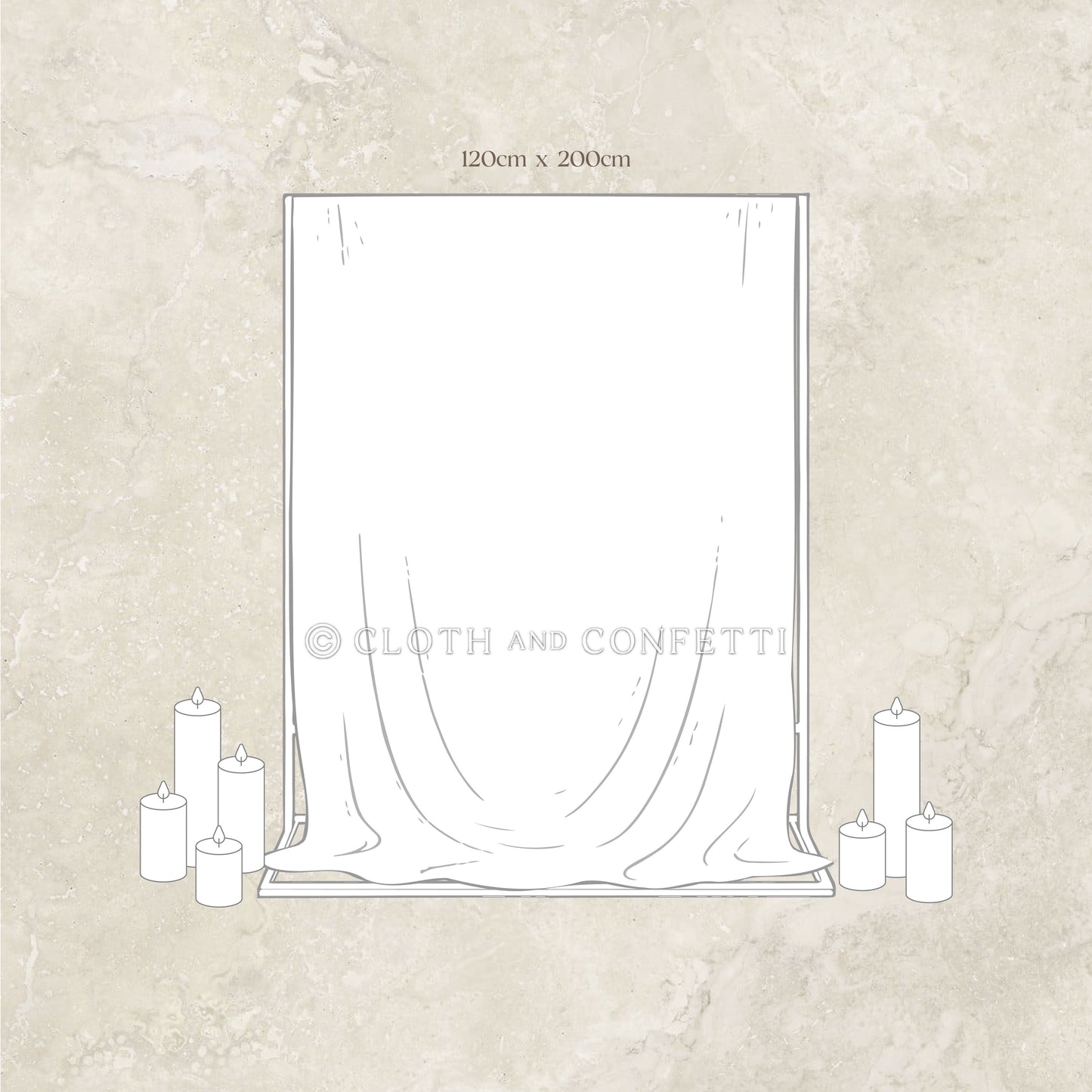Custom Cotton Wide Seating Chart