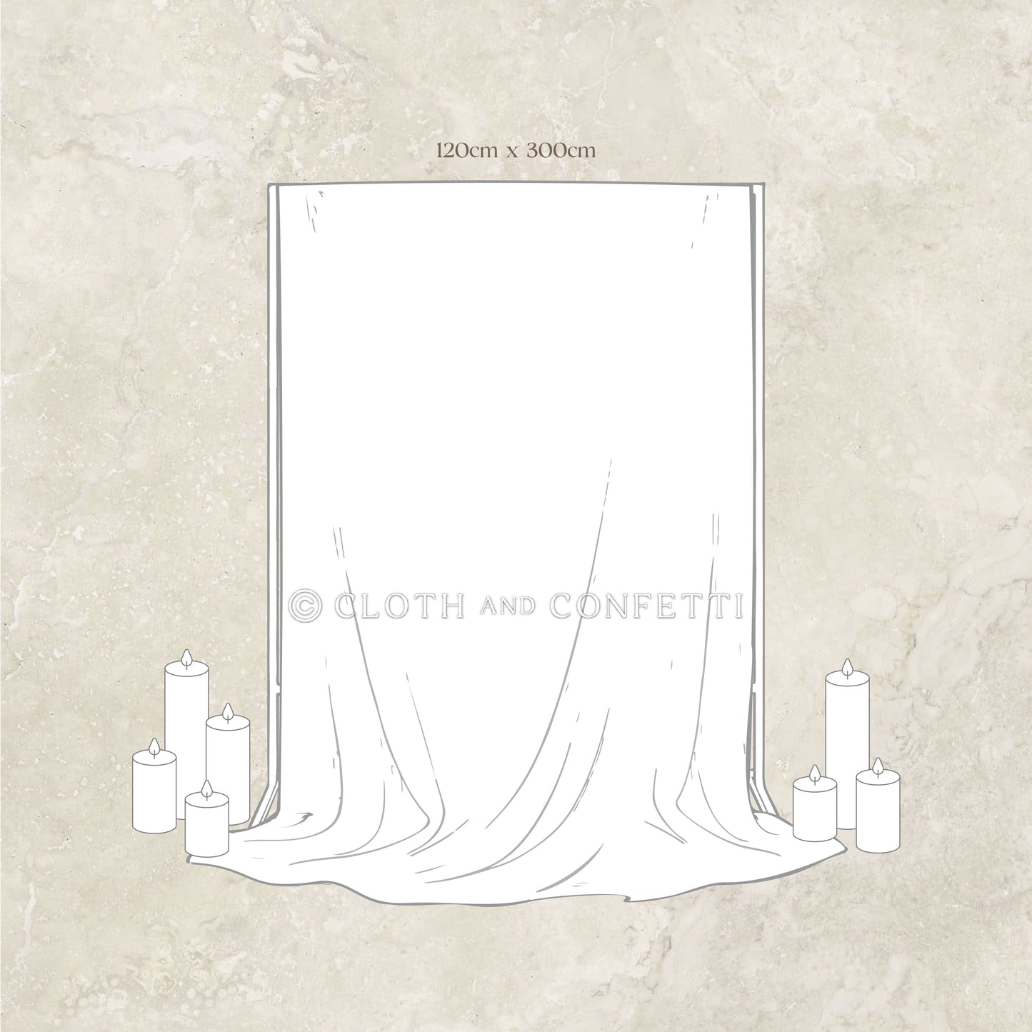 Custom Cotton Wide Seating Chart