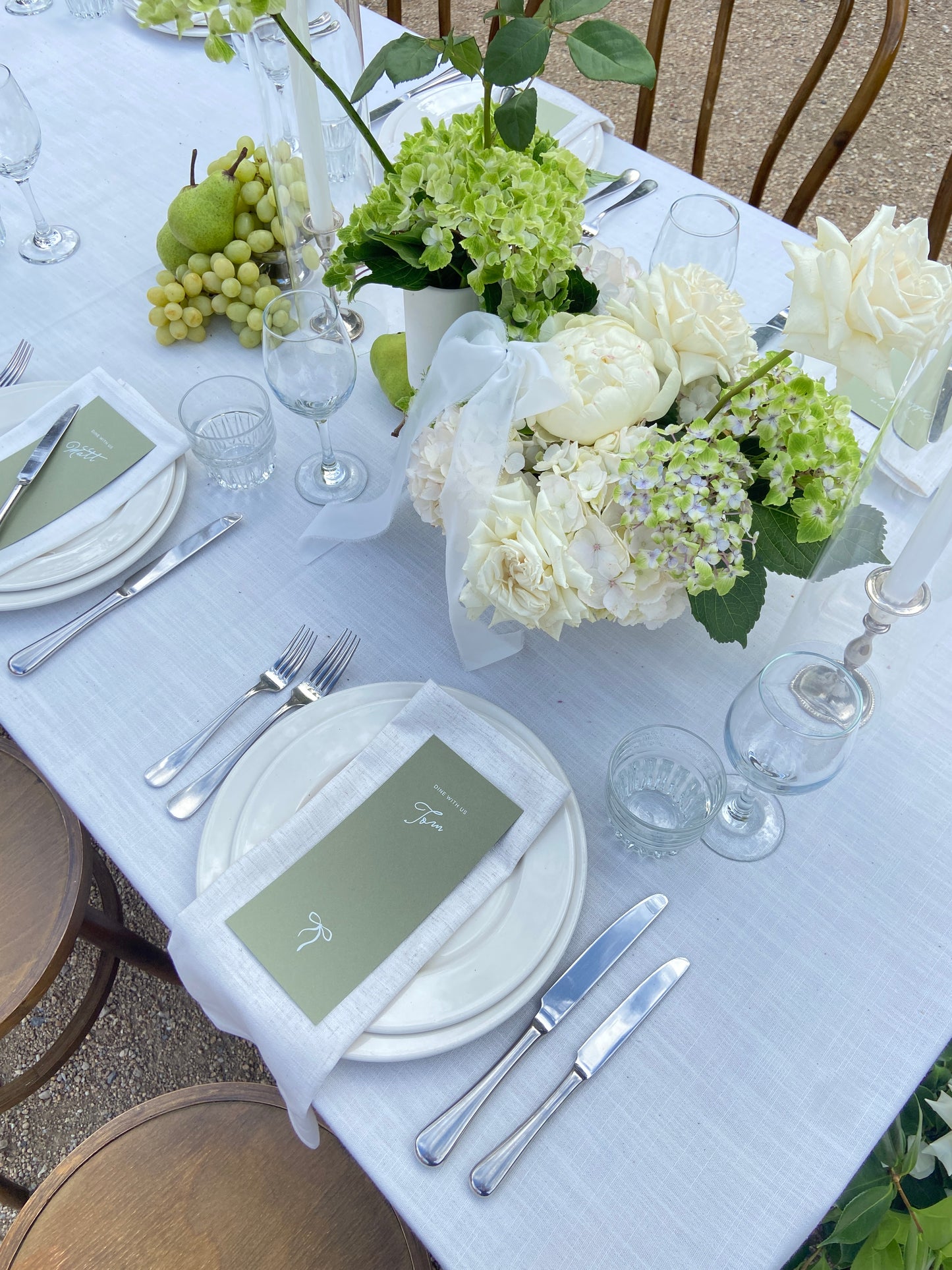 Cecilia Menu Card