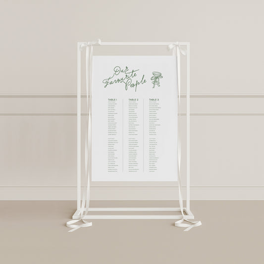 Cecilia Board Seating Chart
