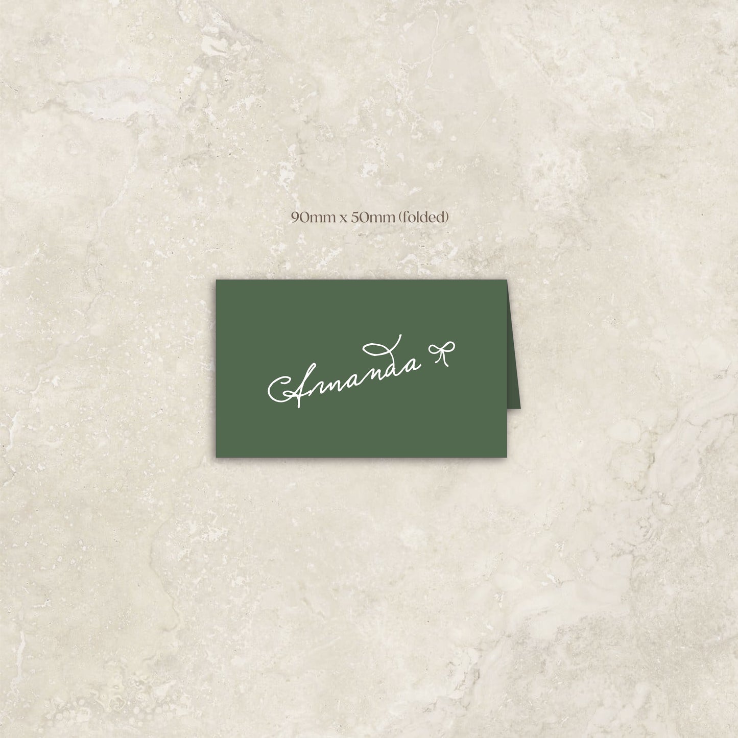Cecilia Folded Place Card