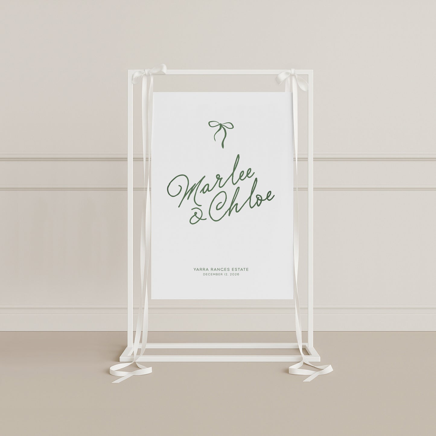 Cecilia Board Welcome Sign