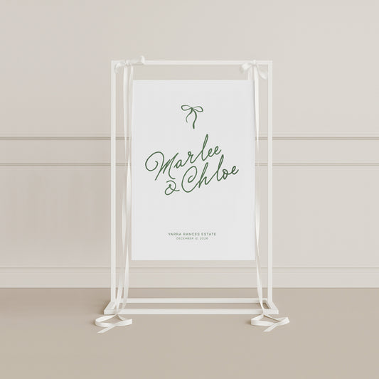 Cecilia Board Welcome Sign
