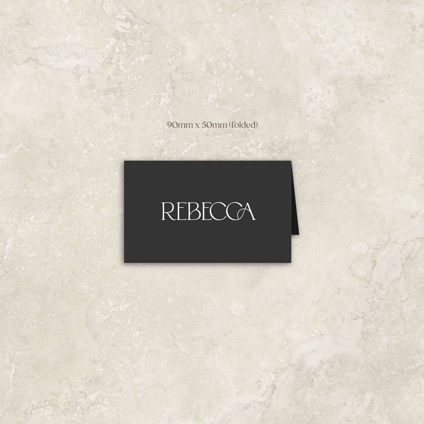 Charisma Folded Place Card