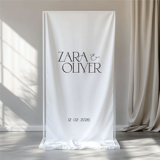 Charisma Cloth Welcome Sign