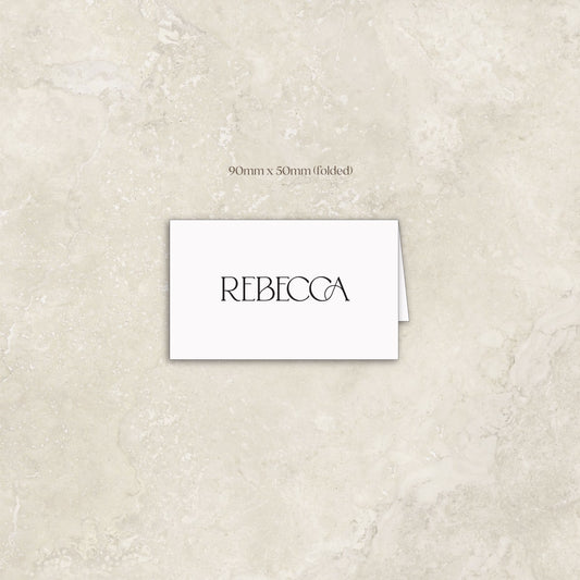 Charisma Folded Place Card