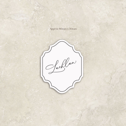 Charming Feature Place Card
